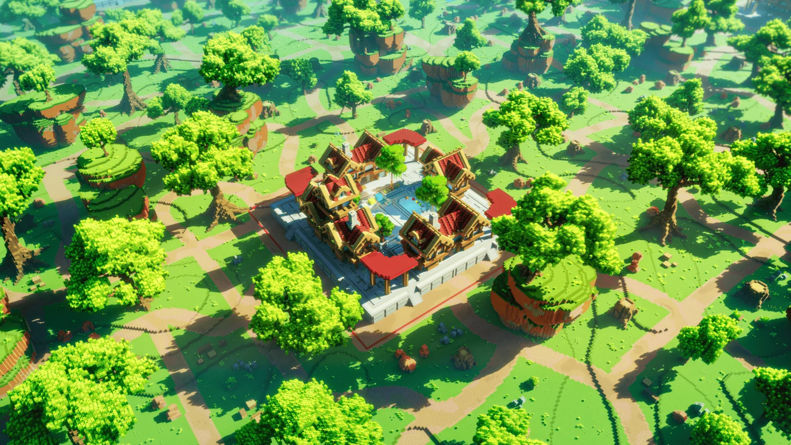 Medieval Spawn with Warzone — Minecraft spawn build
