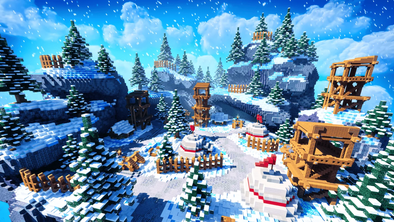 Tiny Winter Island — Minecraft island build